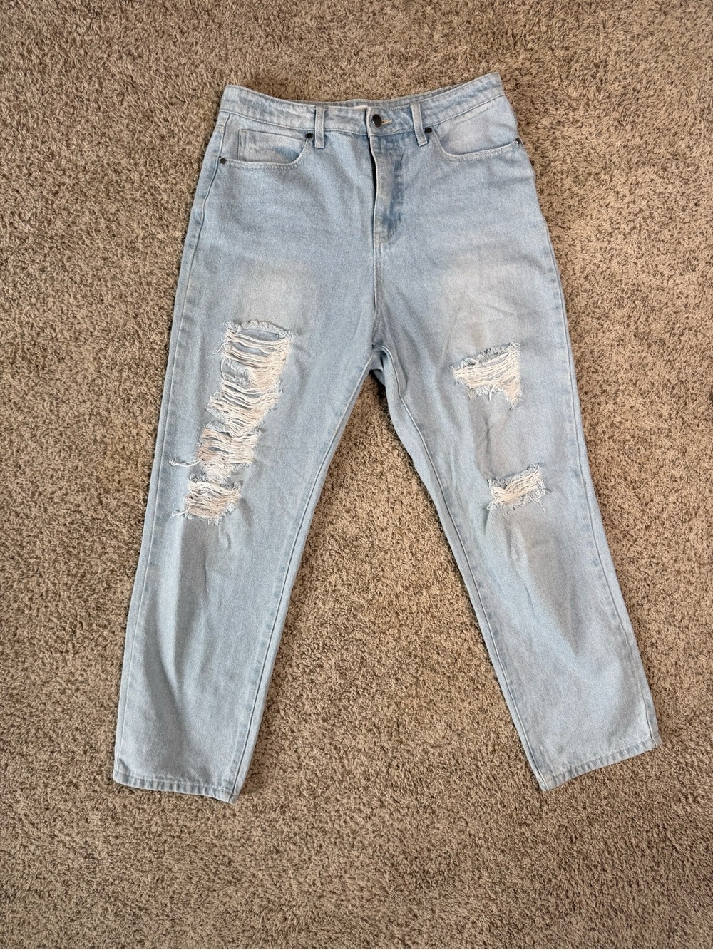 BP brand- Light Blue Ripped Mom Jeans